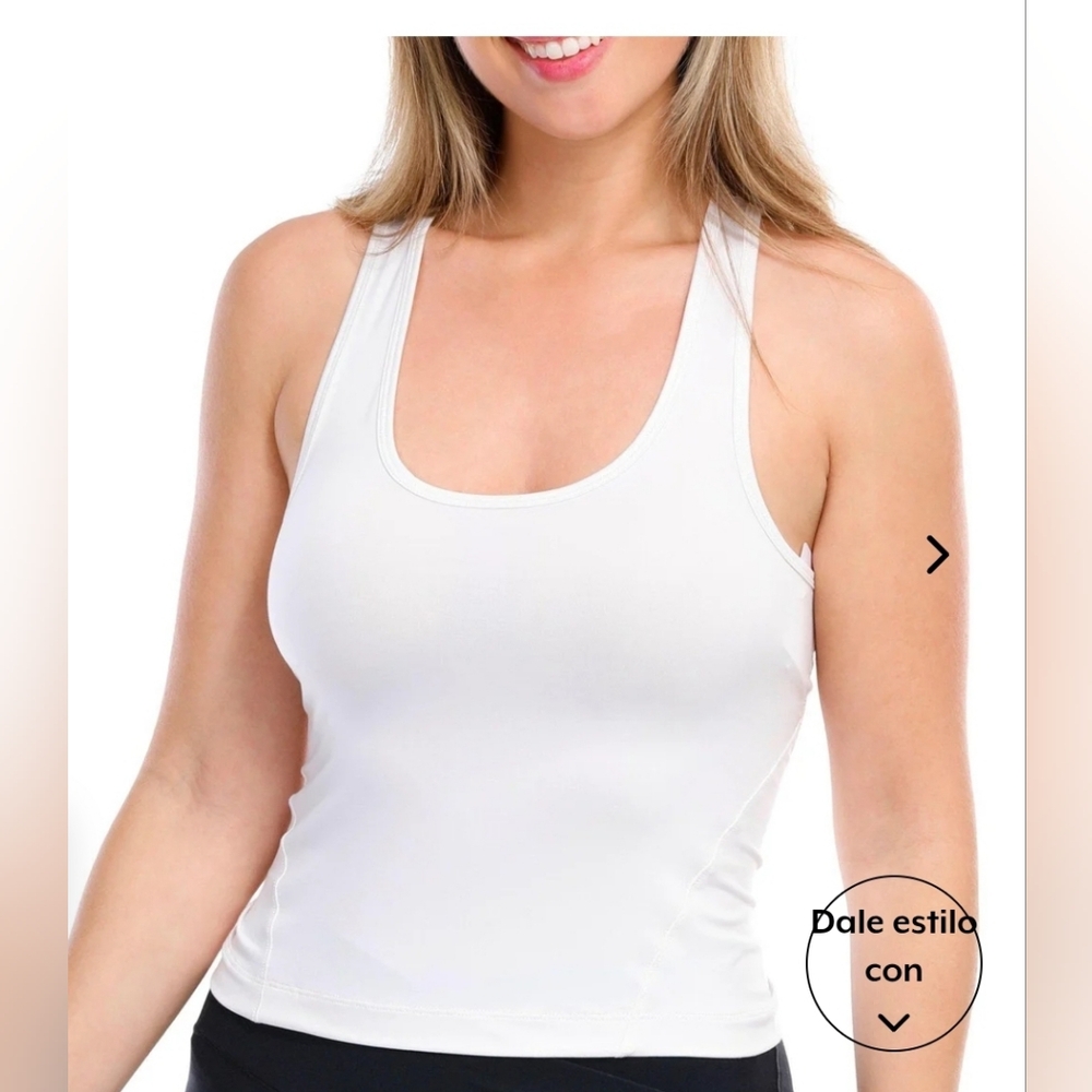 GottexWomen's White Racerback Tank